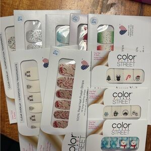 Color Street Holiday Nail Polish Strips Set